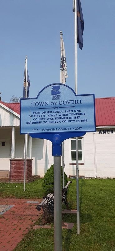 Town of Covert Marker image. Click for full size.