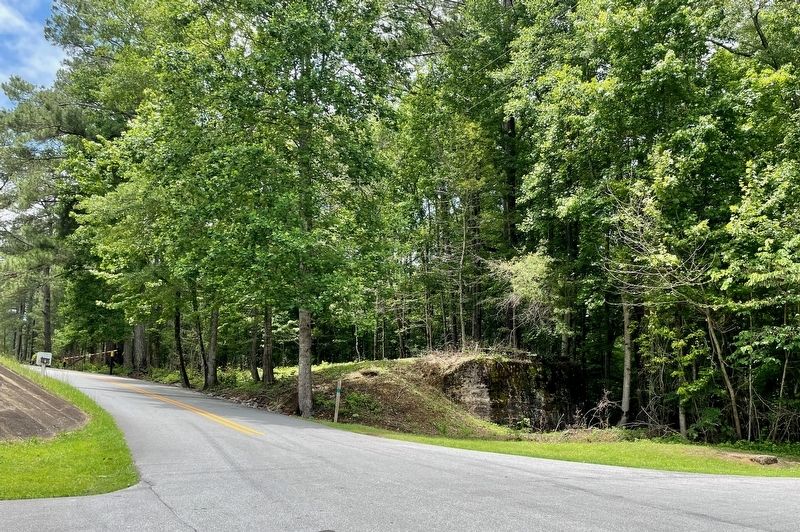 South end of bridge abutment. image. Click for full size.