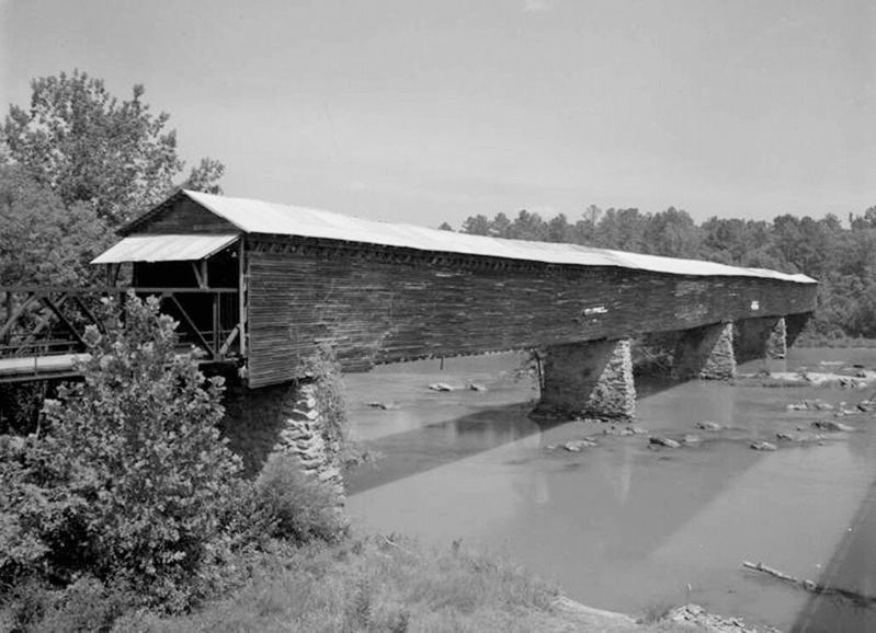 The old Miller Covered Bridge. image. Click for full size.