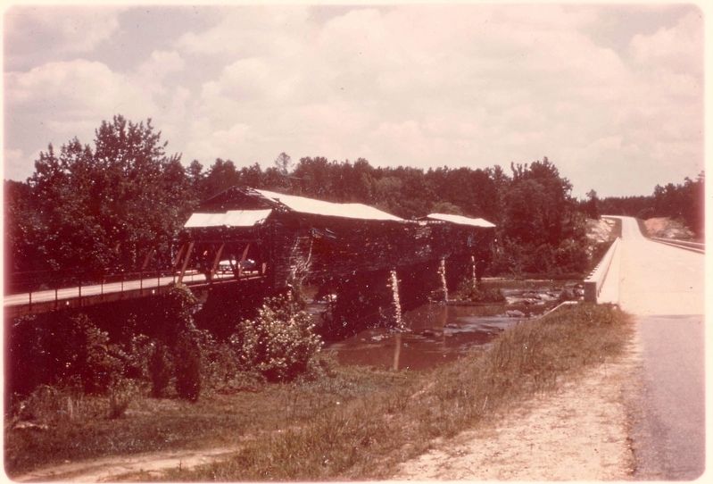 The old Miller Covered Bridge image. Click for full size.