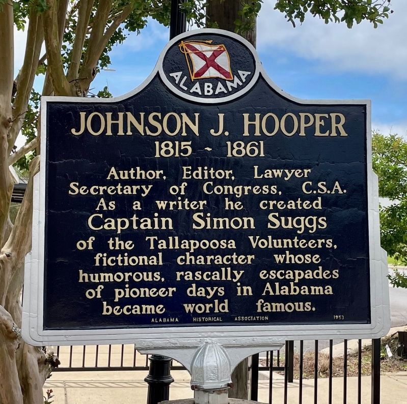 Johnson J. Hooper Marker image. Click for full size.