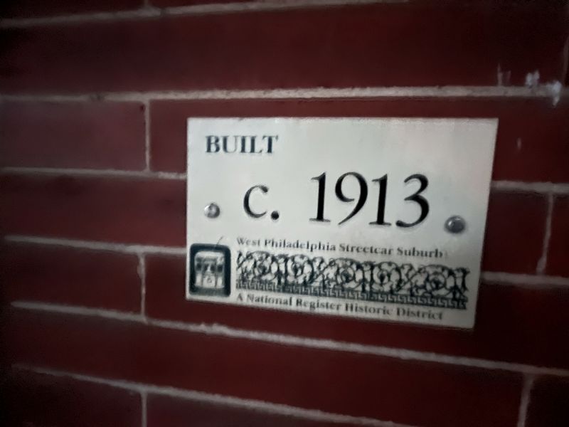Built c. 1913 Marker image. Click for full size.