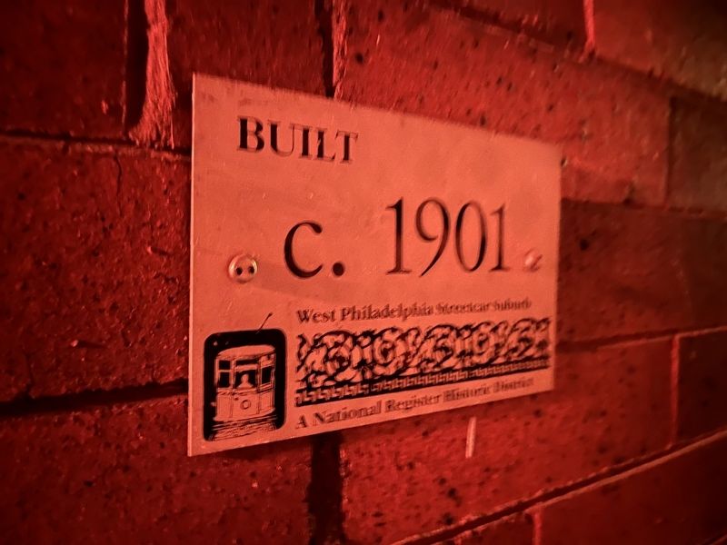 Built c. 1901 Marker. Click for full size. Built c. 1901 Marker image. Click for full size.