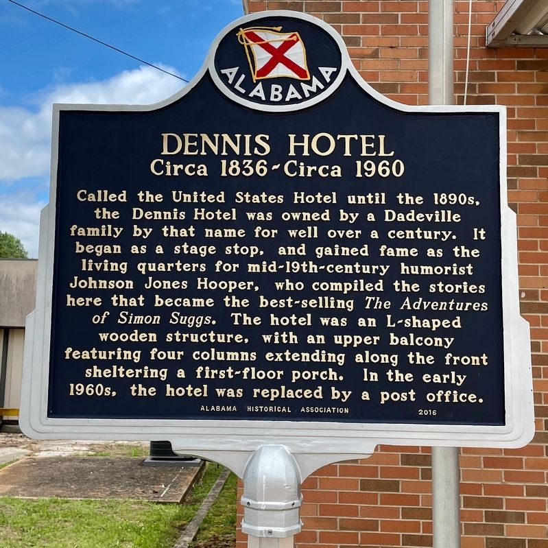Dennis Hotel Marker image. Click for full size.