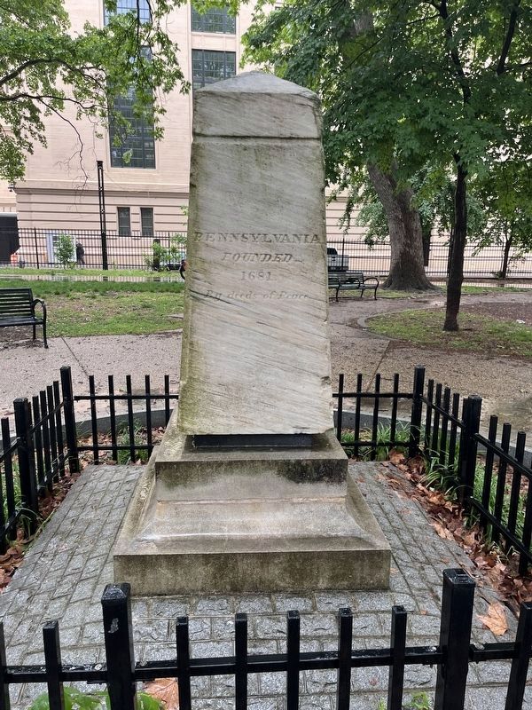 Treaty Ground of William Penn Marker image. Click for full size.