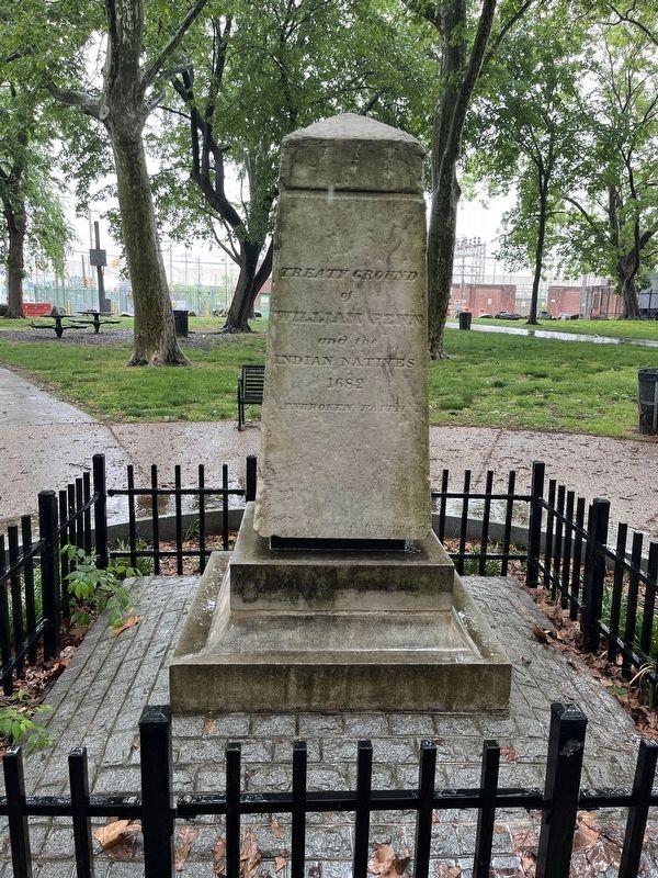 Treaty Ground of William Penn Marker image. Click for full size.