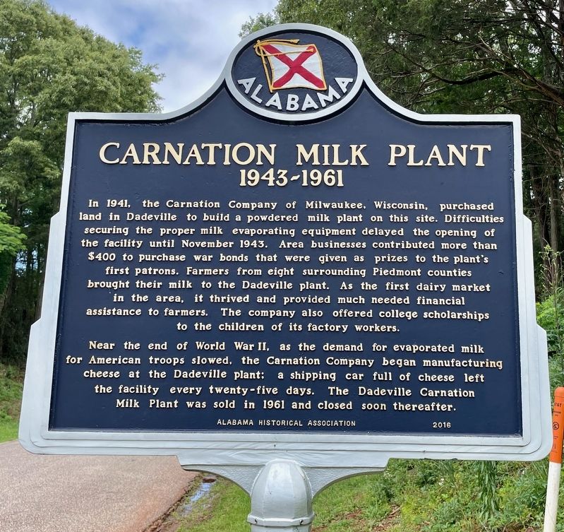 Carnation Milk Plant Marker. Click for full size. Carnation Milk Plant Marker image. Click for full size.