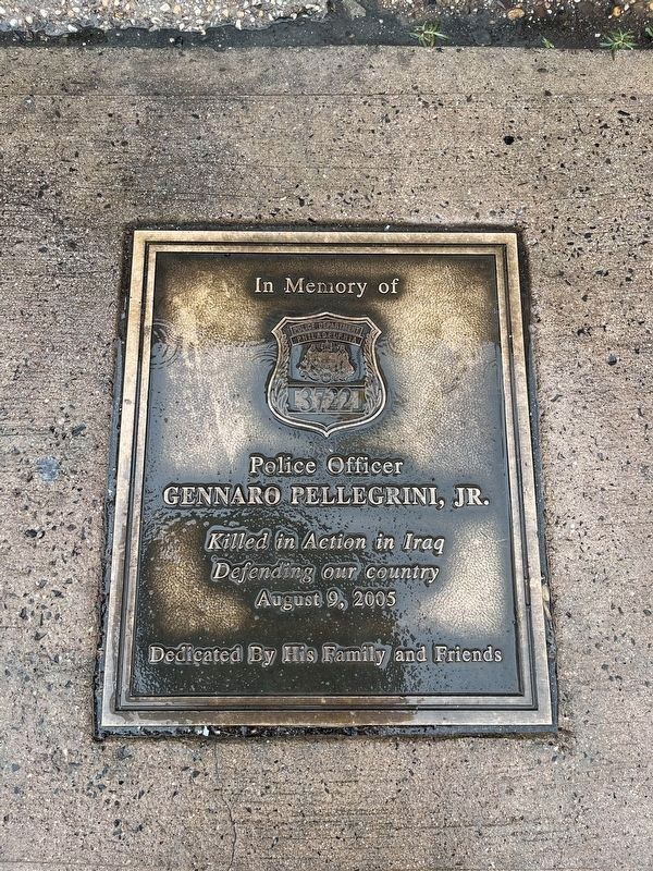 Gennaro Pellegrini, Jr. Marker image. Click for full size.
