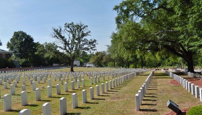 Wilmington National Cemetery (<i>northwest corner</i>) image. Click for full size.
