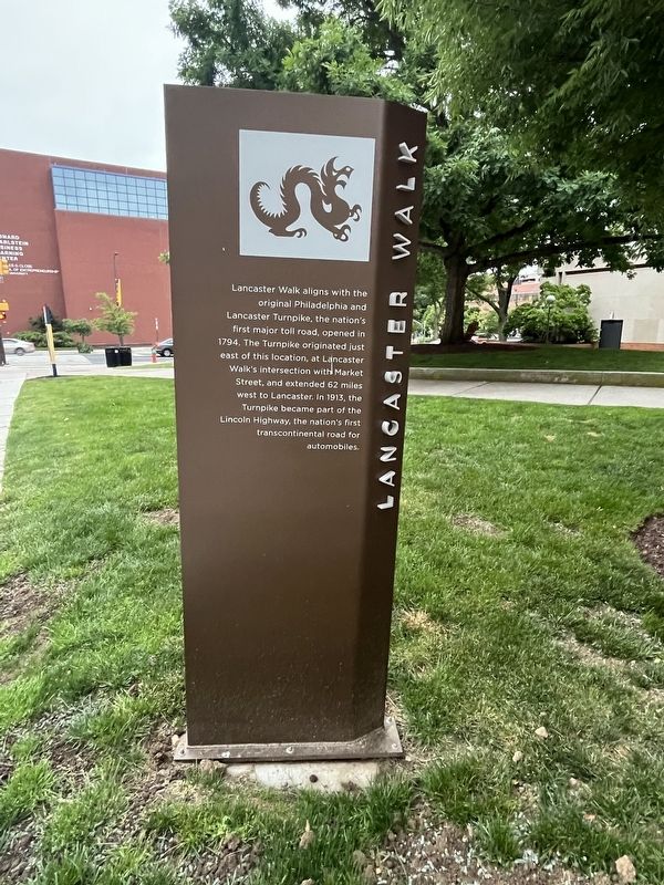 Lancaster Walk Marker. Click for full size. Lancaster Walk Marker image. Click for full size.