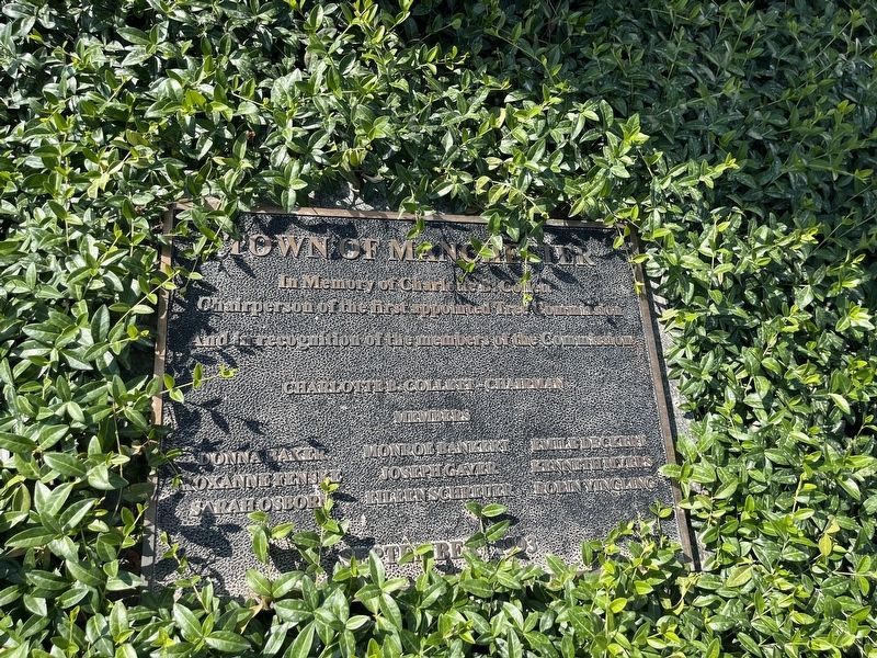 Town of Manchester Marker image. Click for full size.