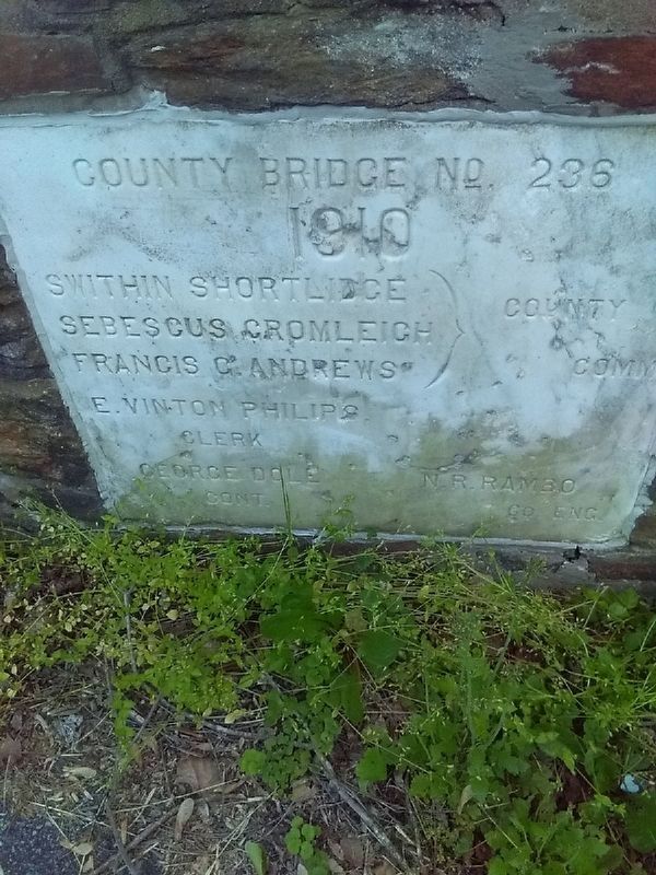 Chandler Mill Bridge Marker image. Click for full size.