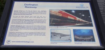 Darlington Raceway Marker image. Click for full size.