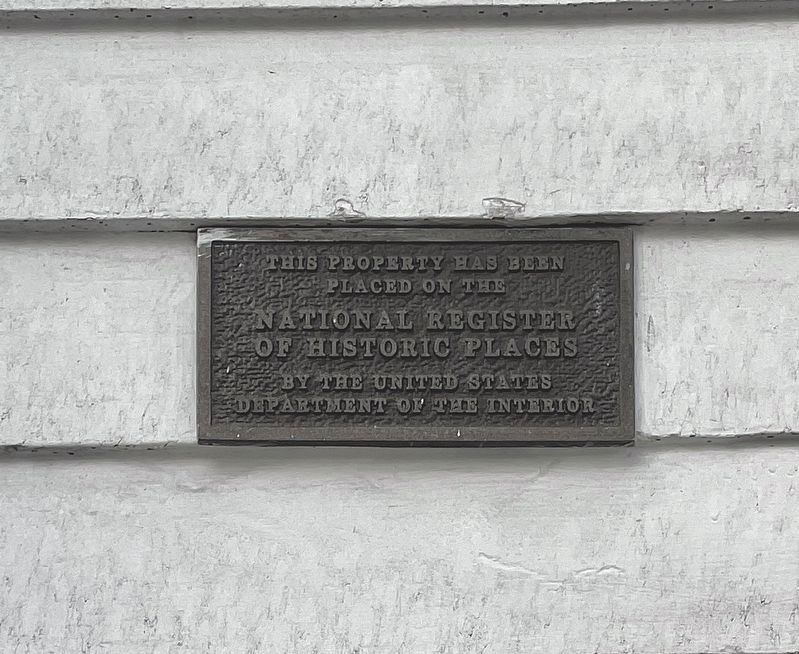 National Register of Historic Places Marker image. Click for full size.