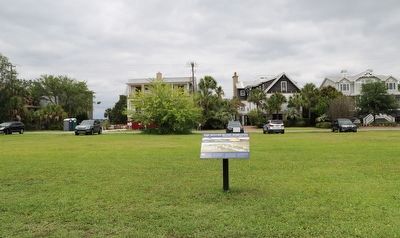 Parade Ground and Flagpole Area Marker image. Click for full size.