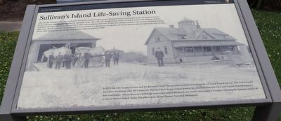 Sullivan's Island Life-Saving Station Marker image. Click for full size.