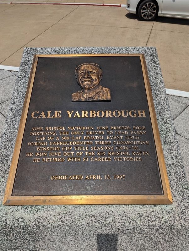 Cale Yarborough Marker image. Click for full size.