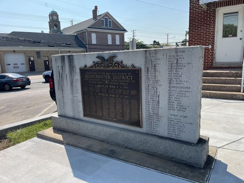 Manchester District Marker image. Click for full size.