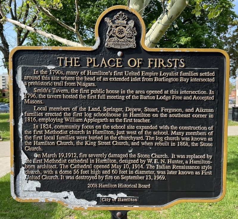 The Place of Firsts Marker image. Click for full size.