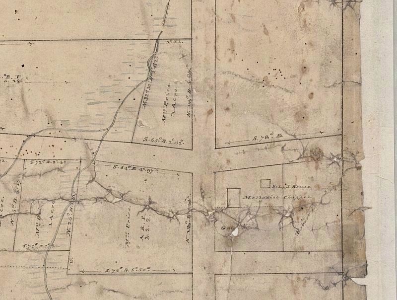 Detail of a plan of Hamilton, 1830 image. Click for full size.