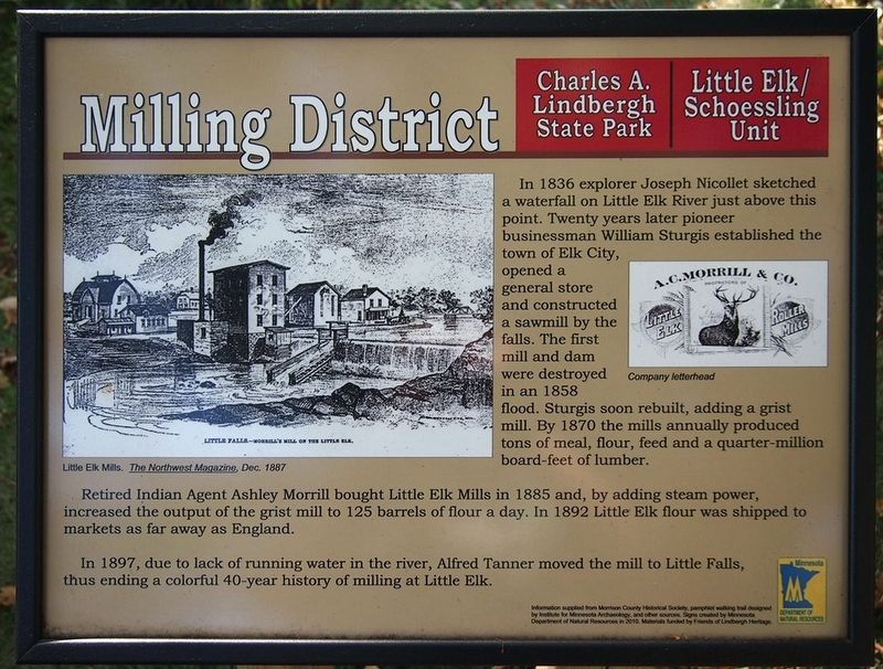 Milling District Marker image. Click for full size.