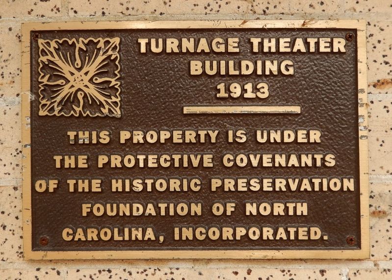 Turnage Theater Building 1913 image. Click for full size.