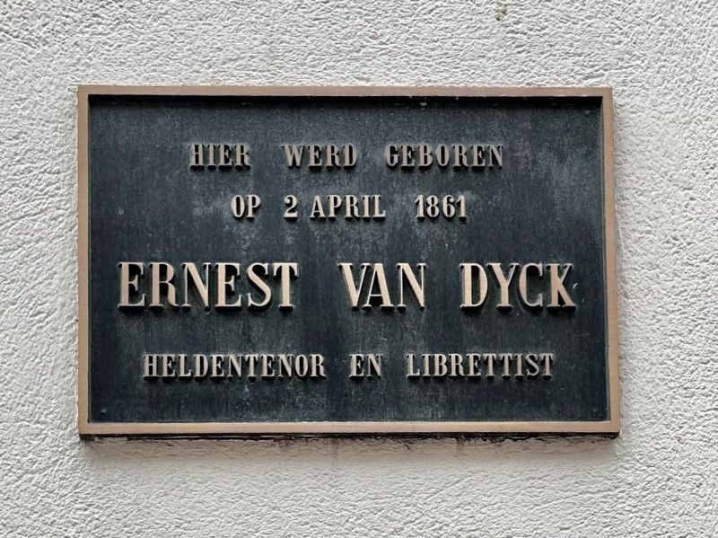 Ernest van Dyck Marker image. Click for full size.