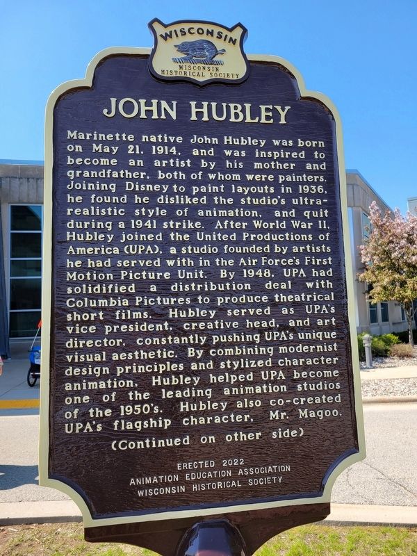 John Hubley Marker image. Click for full size.