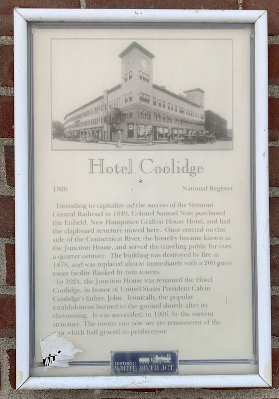 Hotel Coolidge Marker image. Click for full size.
