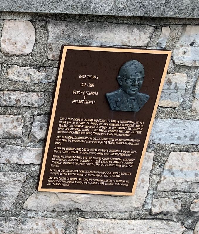 Dave Thomas Marker image. Click for full size.