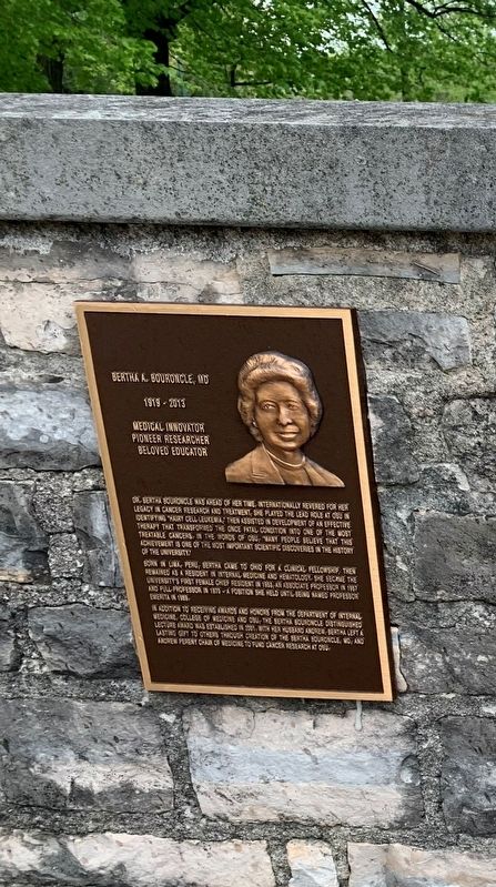 Bertha A. Bouruncle, MD Marker image. Click for full size.