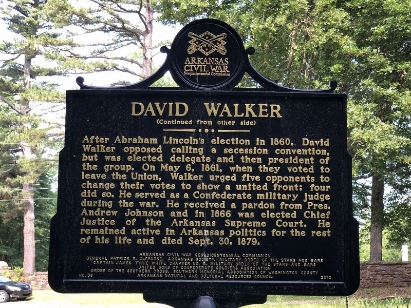 David Walker Marker, Side Two image. Click for full size.