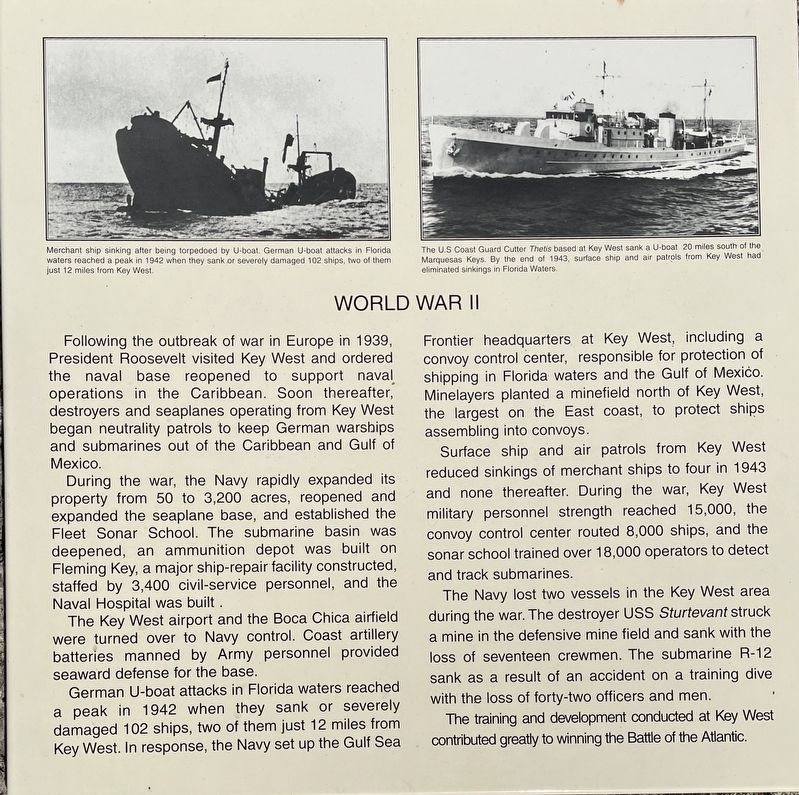 World War II Marker image. Click for full size.