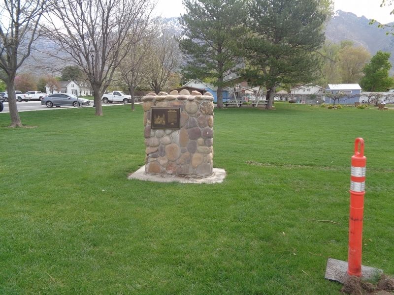 Site of Two Alpine Churches Marker image. Click for full size.