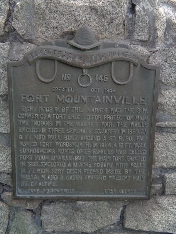 Fort Mountainville Marker image. Click for full size.