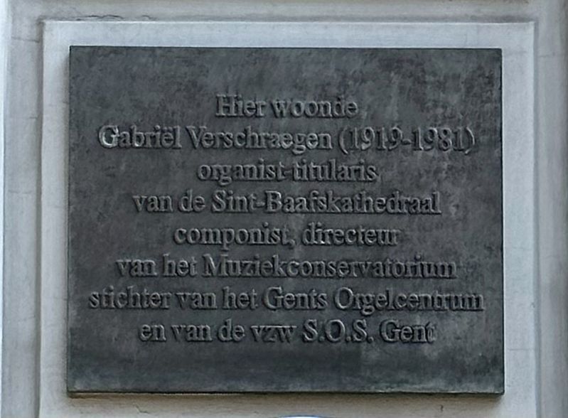 Gabri�l Verschraegen Marker image. Click for full size.