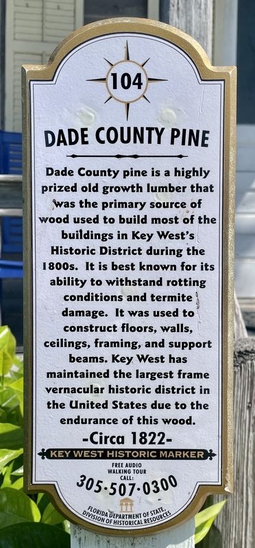 Dade County Line Marker image. Click for full size.
