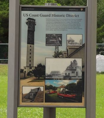 US Coast Guard Historic District Marker image. Click for full size.