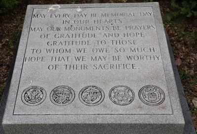 Veterans Memorial Marker image. Click for full size.