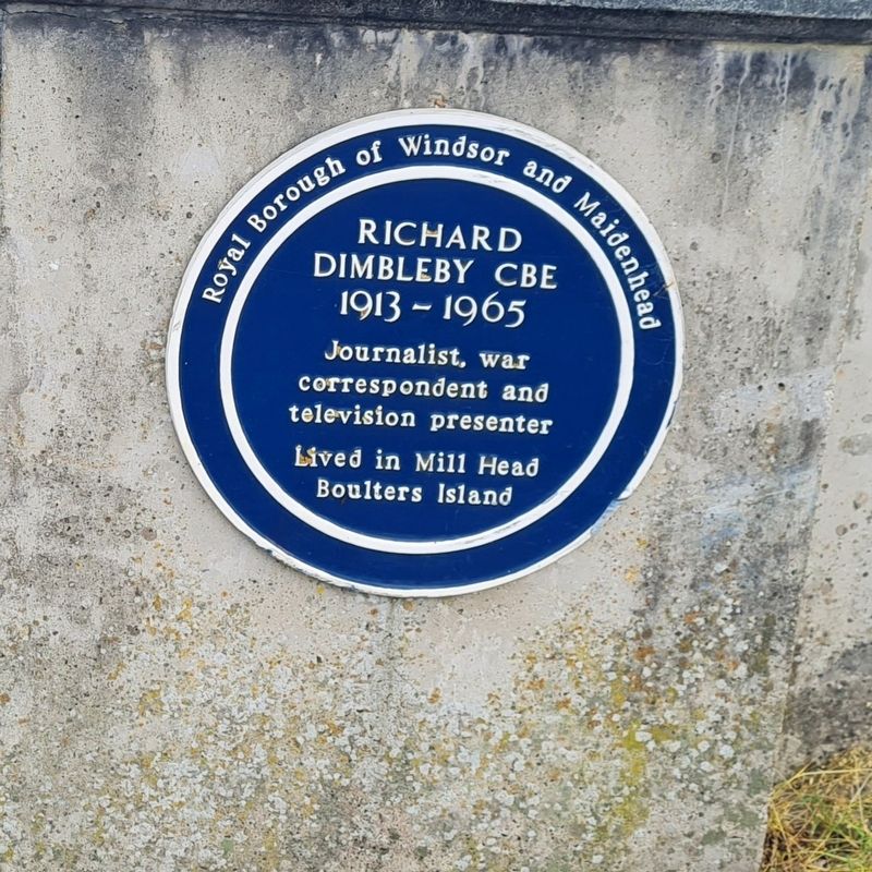 Richard Dimbleby CBE Marker image. Click for full size.