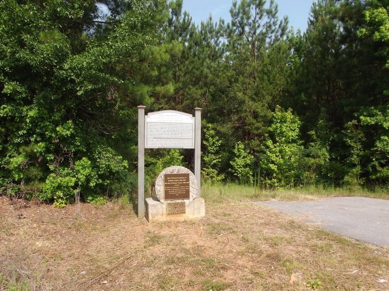 Site of First Log Courthouse Marker image. Click for full size.