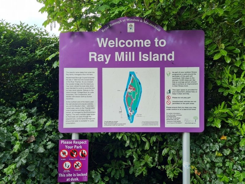 Welcome to Ray Mill Island Marker image. Click for full size.