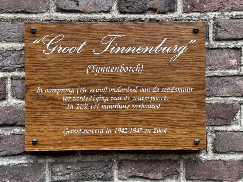 �Groot Tinnenburg� (Tynnenborch) Marker image. Click for full size.