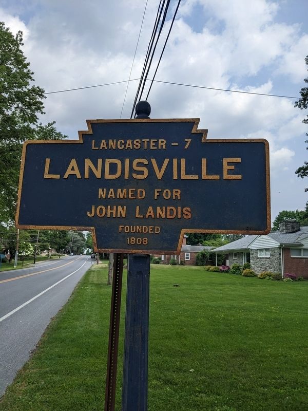 Landisville Marker image. Click for full size.