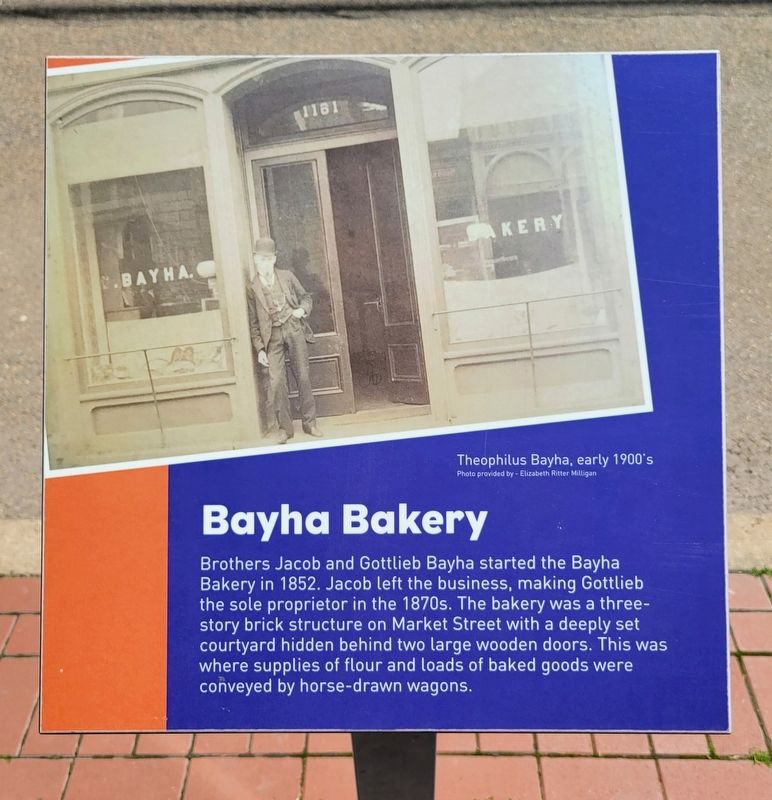 Bayha Bakery Marker. Click for full size. Bayha Bakery Marker image. Click for full size.