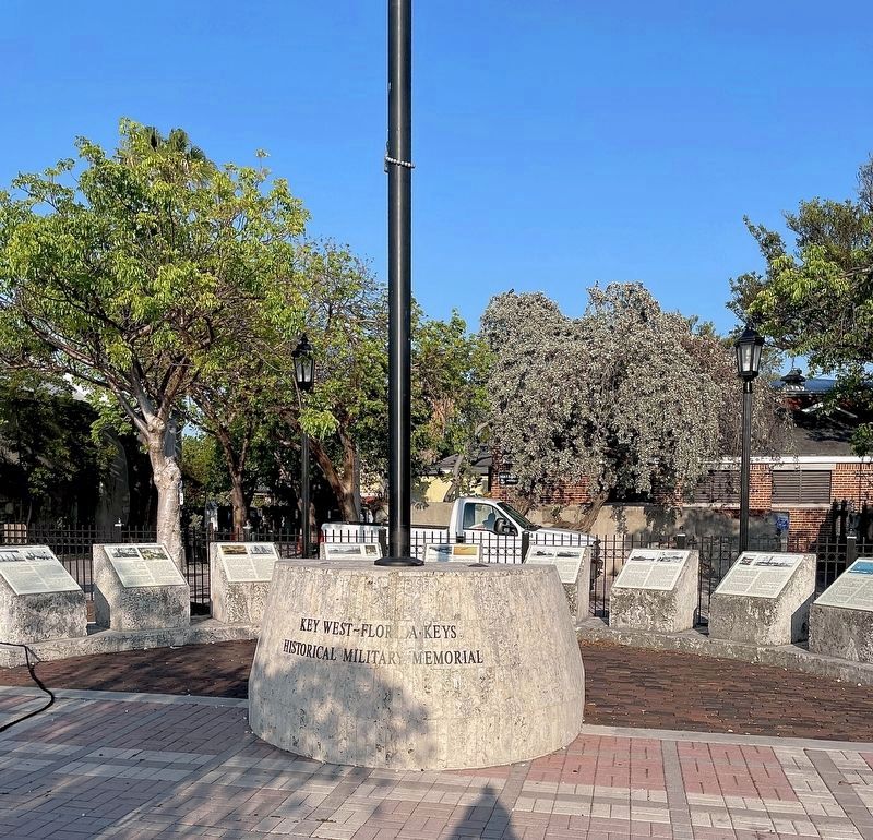 Key West - Florida Keys Military Memorial image. Click for full size.