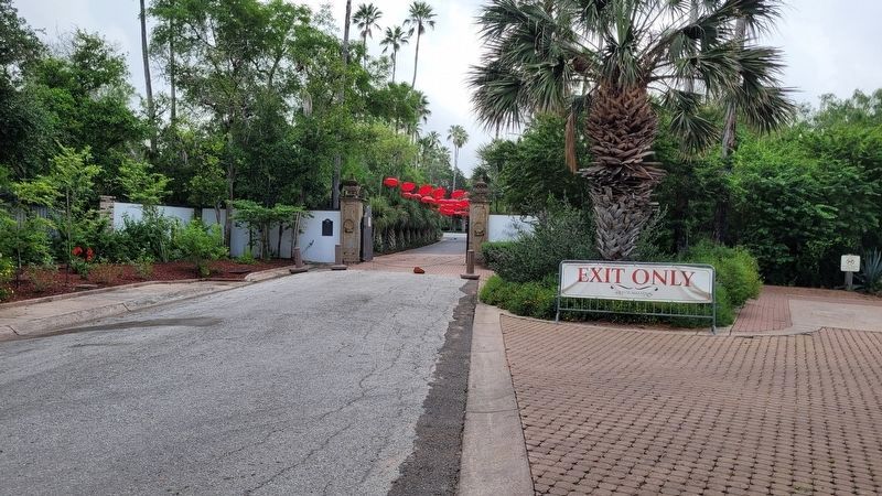 The view of the exit from Quinta Mazatlan and Marker. Click for full size. The view of the exit from Quinta Mazatlan and Marker image. Click for full size.