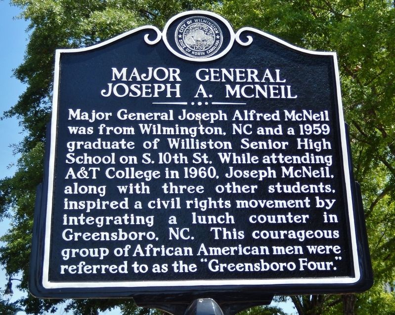 Major General Joseph A. McNeil Marker image. Click for full size.
