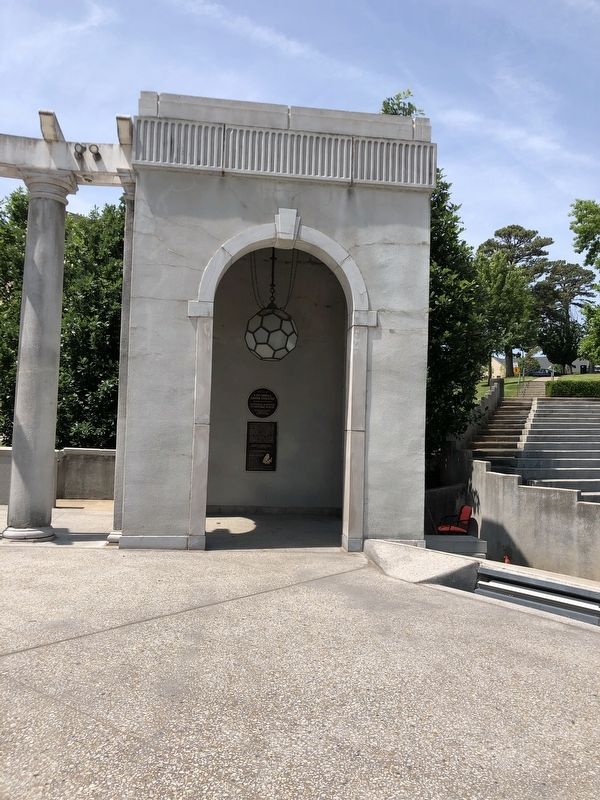 Chi Omega Greek Theatre Marker. Click for full size. Chi Omega Greek Theatre Marker image. Click for full size.