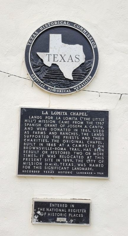 La Lomita Chapel Marker. Click for full size. La Lomita Chapel Marker image. Click for full size.